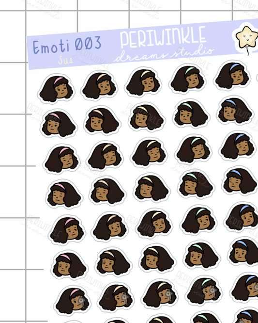 Sus Kiki Emoti Stickers