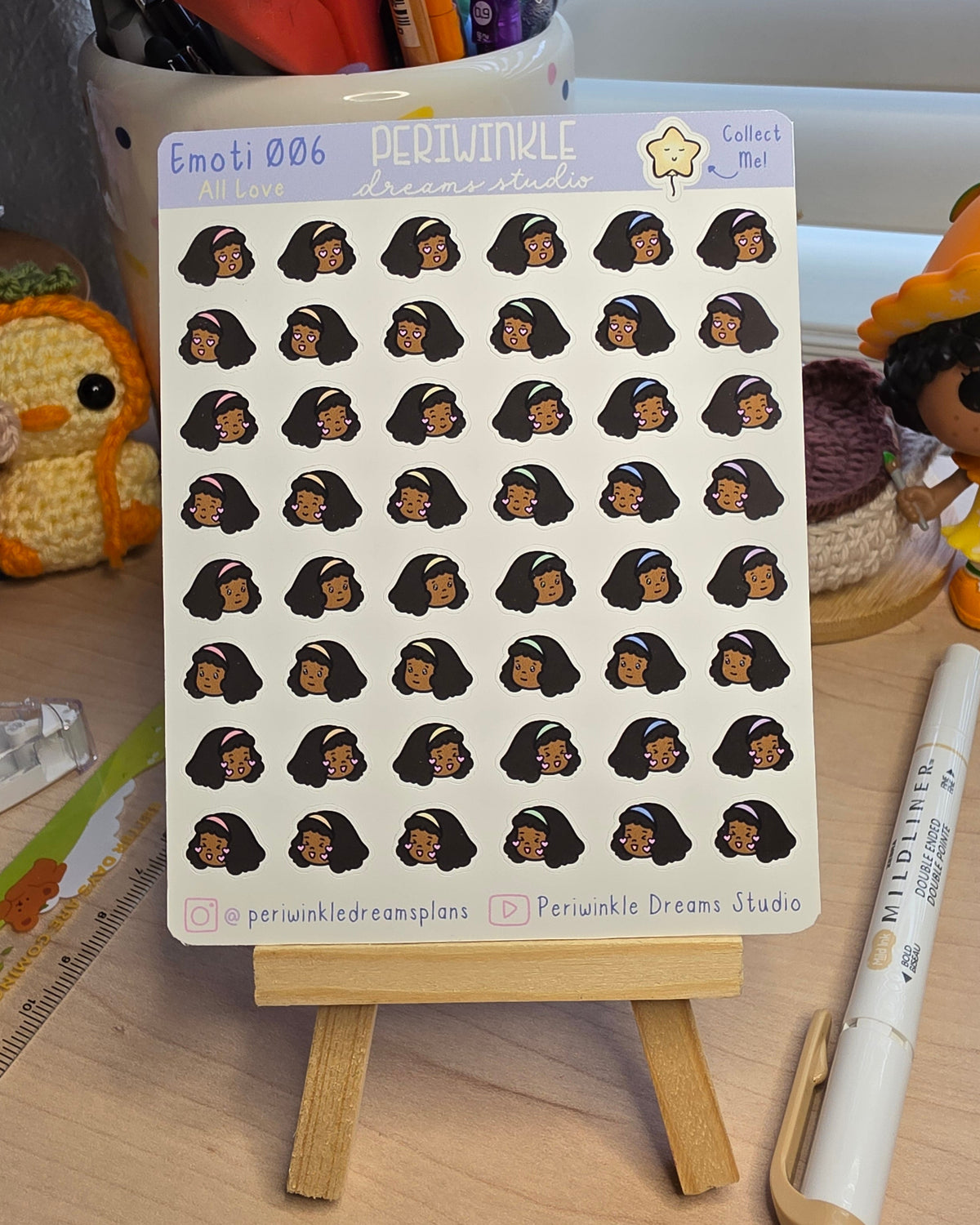 All Love Kiki Emoti Stickers