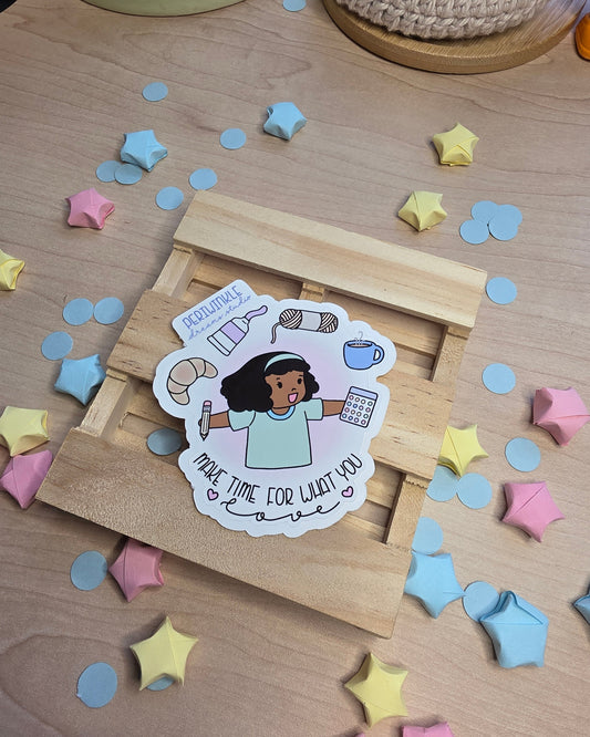Do What You Love Die Cut Sticker