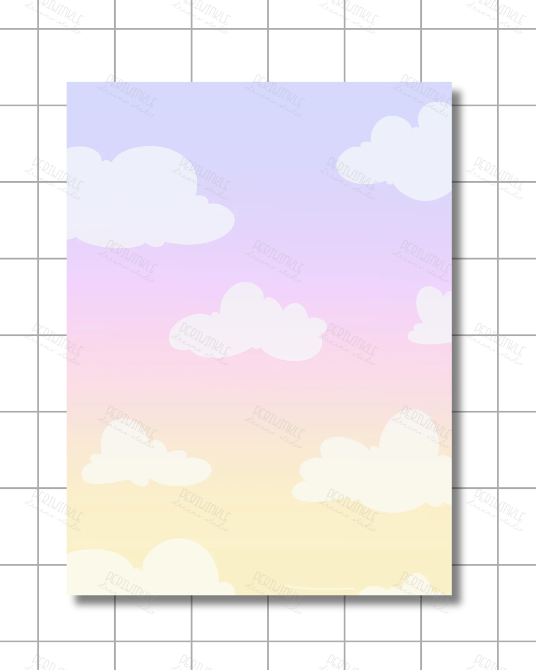 Pastel Sunset Notepad