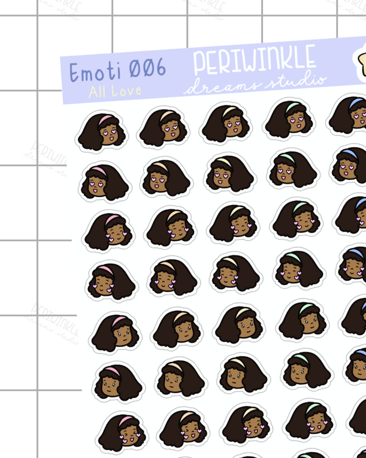 All Love Kiki Emoti Stickers
