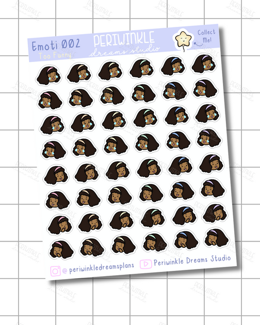 Too Funny Kiki Emoti Stickers