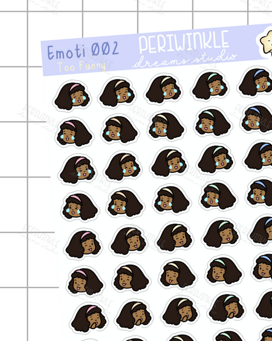 Too Funny Kiki Emoti Stickers