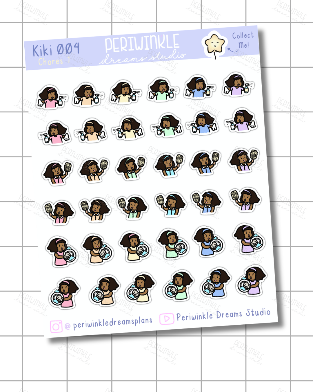 Kiki Doing Chores 1 (Sampler)