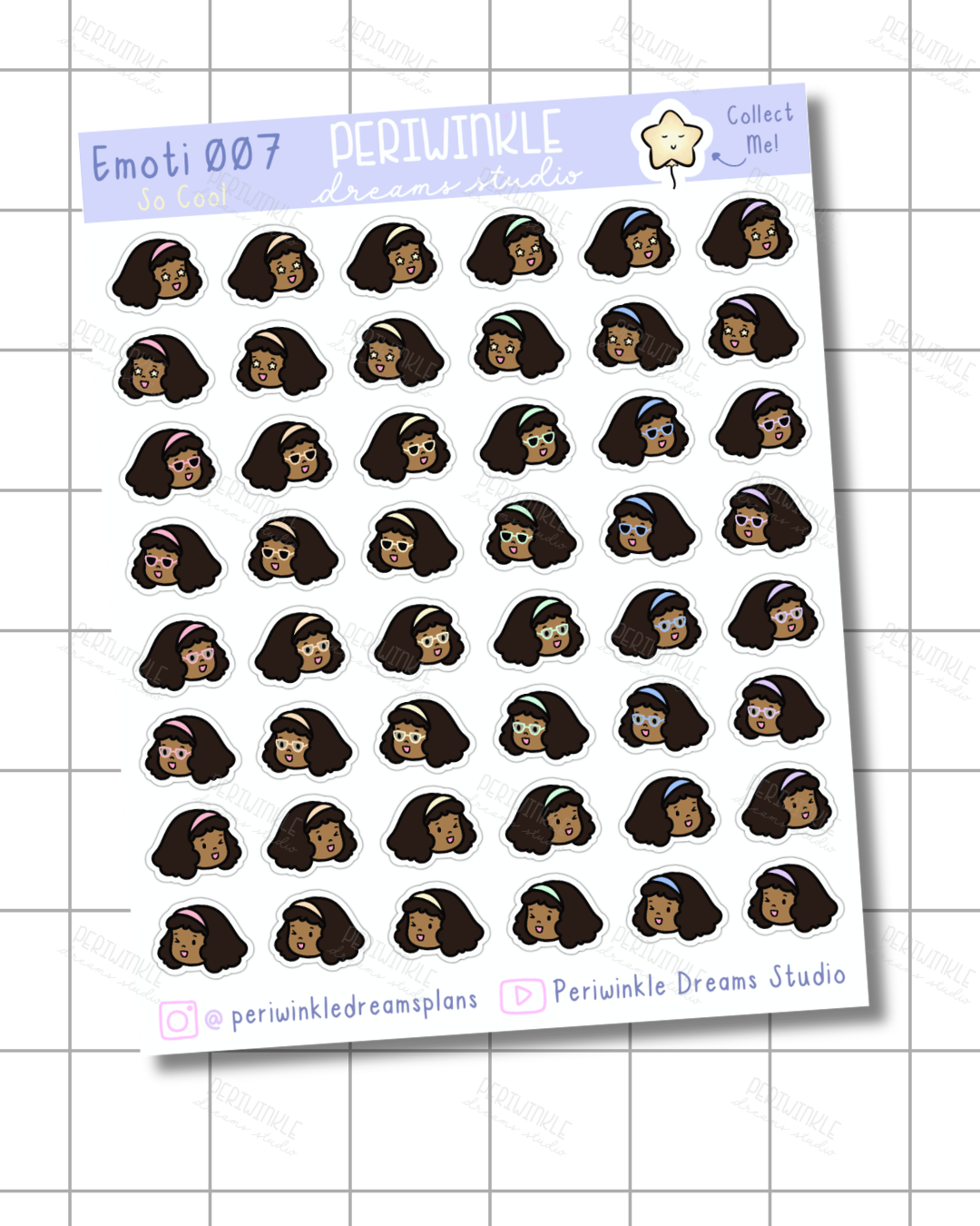 So Cool Kiki Emoti Stickers