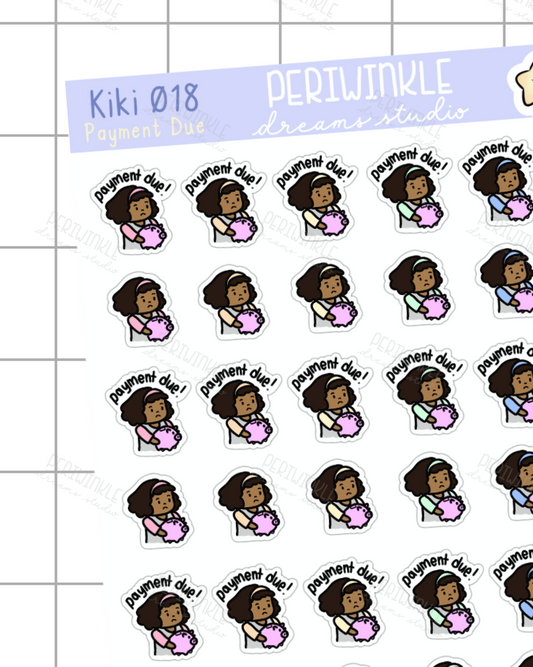 Kiki Payment is Due