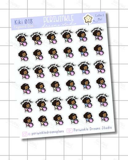 Kiki Payment is Due