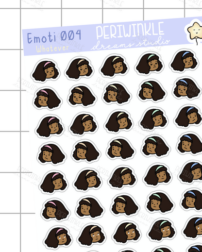 Whatever Kiki Emoti Stickers