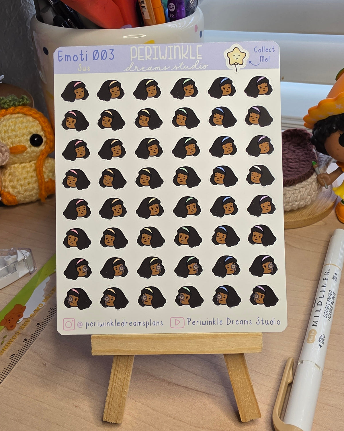 Sus Kiki Emoti Stickers