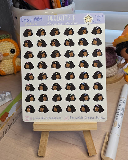 Whatever Kiki Emoti Stickers