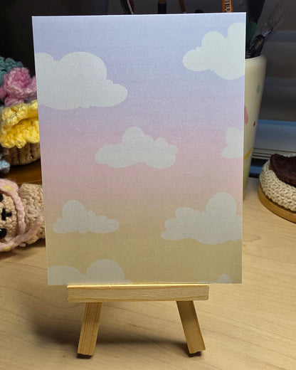 Pastel Sunset Notepad