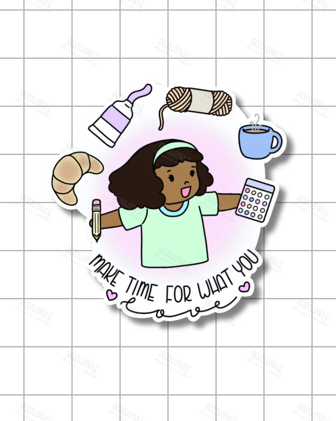 Do What You Love Die Cut Sticker