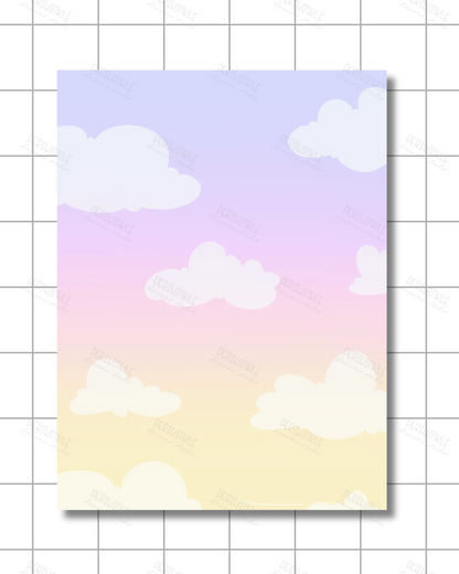 Pastel Sunset Notepad