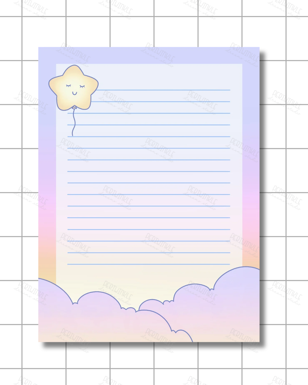 Periwinkle Dreams Notepad