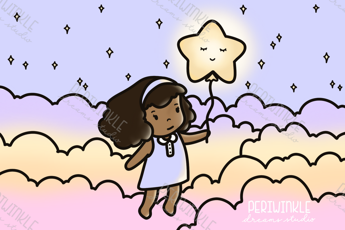 Periwinkle Dreams Postcard